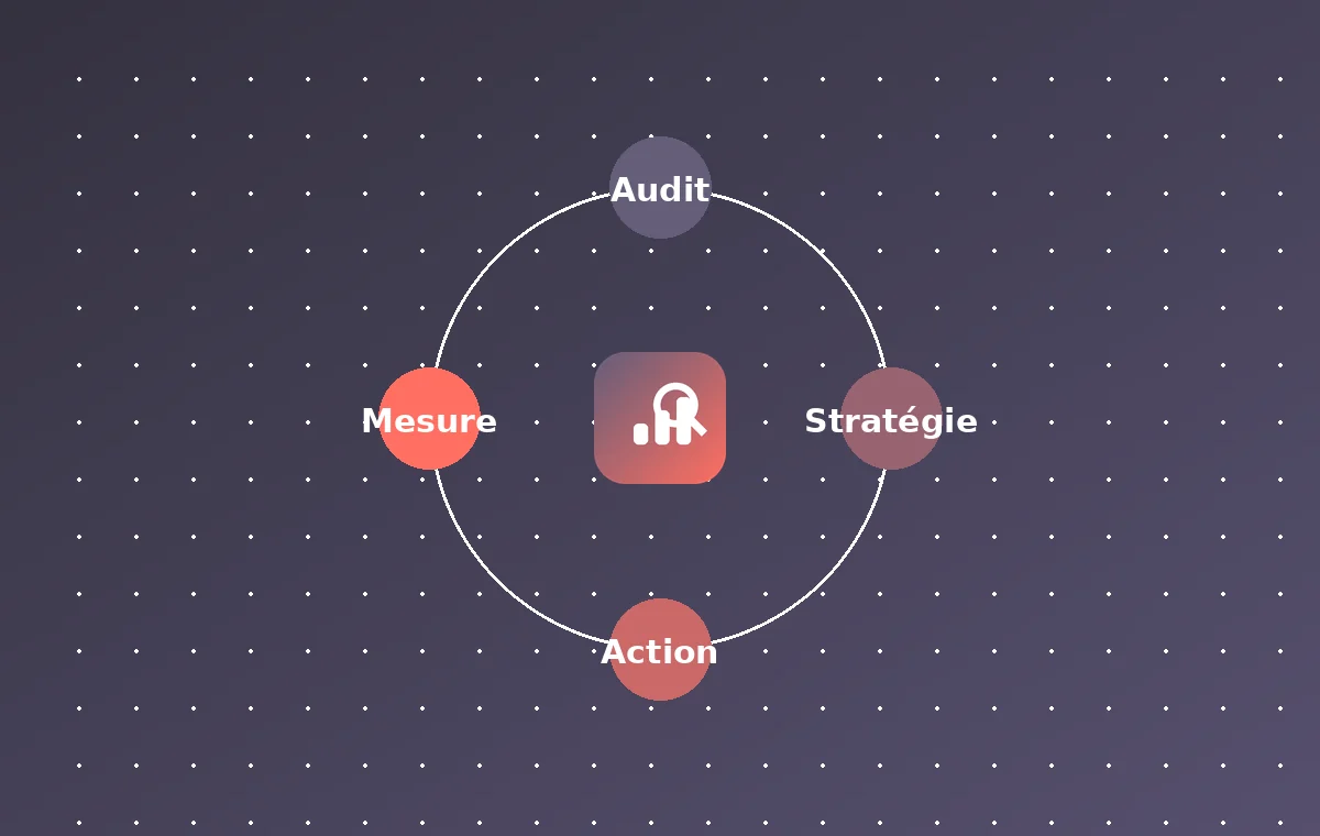 Méthode de l'agence de référencement à Lille : audit, stratégie, action et mesure pour un accompagnement expert